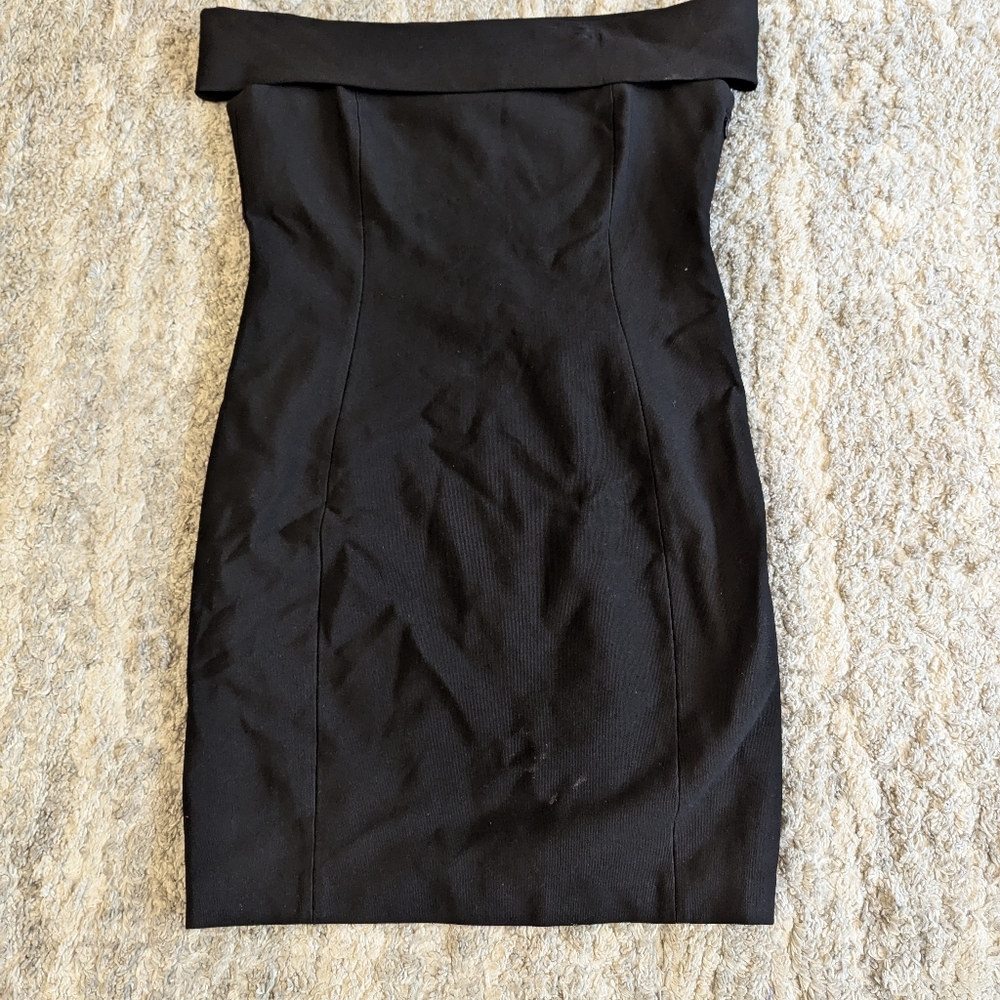 Elegant Black Off-Shoulder Dress